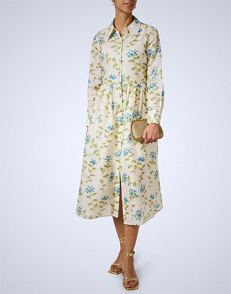 L K BENNETT LOTTE MIDIKLEID UK 12 UVP £399 HOCHZEITSGAST RENNEN ANLASS