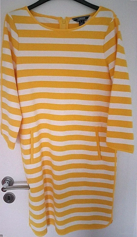 Land's End Kleid, neuwertig, gelb, Gr. 38