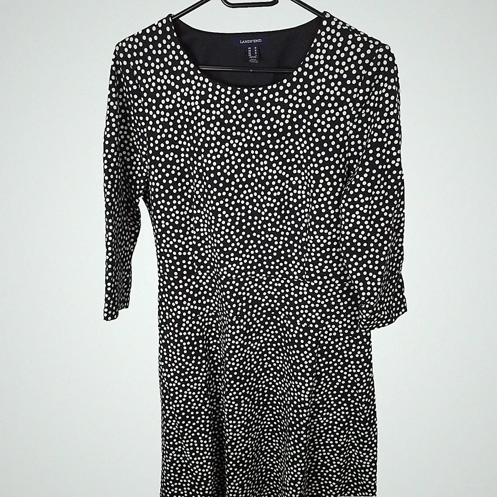 Lands' End Damen Kleid M Mehrfarbig Petite Viskose