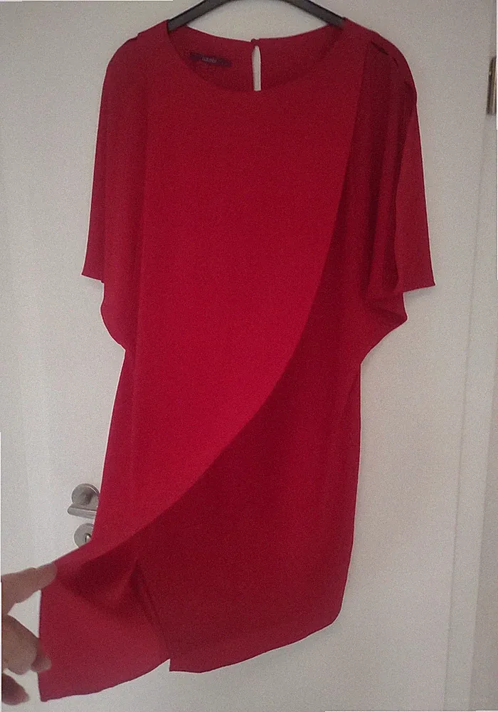 LAURÉL leichtes Sommerkleid Gr. XS 32/34 Rot Neu