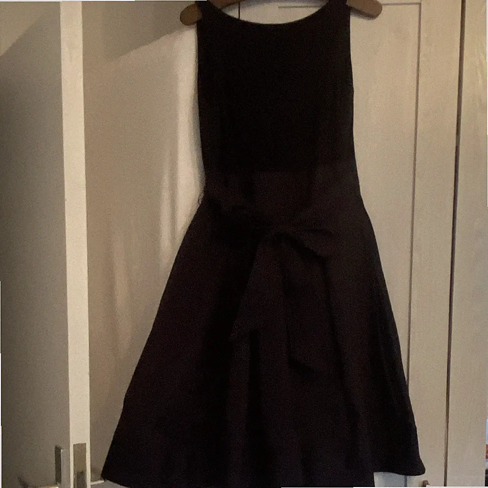 Lauren Ralph Lauren Damen Cocktailkleid A-Linie knielang blau Taft Gr. 34