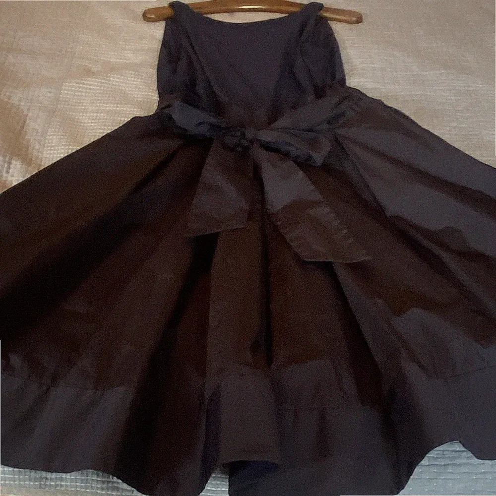 Lauren Ralph Lauren Damen Cocktailkleid A-Linie knielang blau Taft Gr. 34