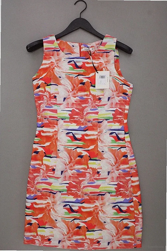 ✨ Lavand Etuikleid Classic Kleid für Damen Gr. 38, M mit Blumenmuster Ärmellos ✨