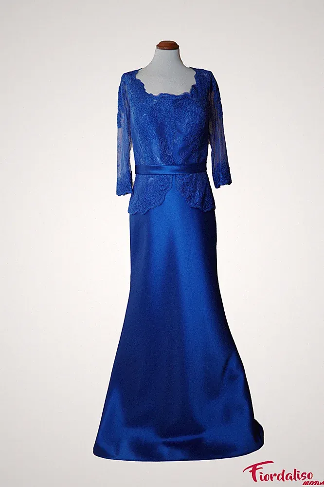 LE PREZIOSE Damen Kleid lang elegantes Kleid Party Cocktail Gr. 50 SALE -70%