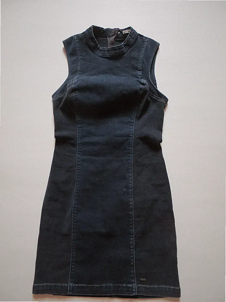 Lee TWIGGY DRESS Mini Kleid, Jeanskleid, Gr. XS, eng anliegend, kurz & sexy !
