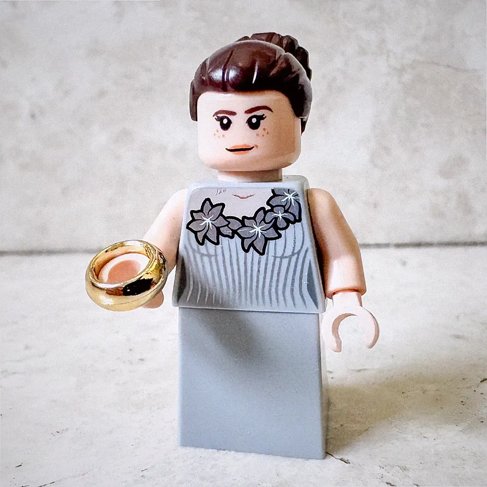 LEGO Town City Zeuge der Braut Hochzeit Hochzeit Brautjungfernkleid Minifiguren