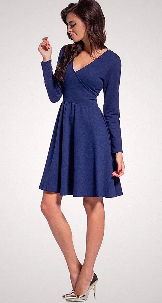 Lemoniade Damen Winter-/ Herbst-Kleid mit langen Ärmeln (made in EU) in A-Linie