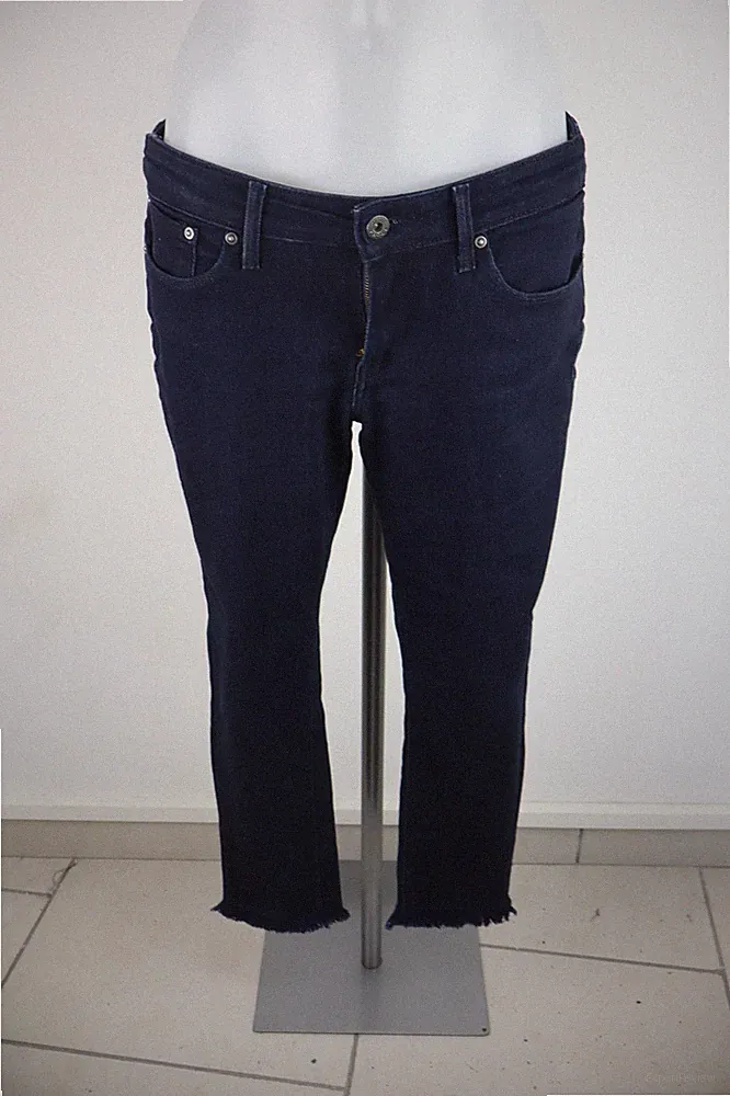 LEVI'S DAMEN HOSE GR W28/ 42 MAN DENIM JEANS PANTS BAUMWOLLE CURVE ID SKINNY