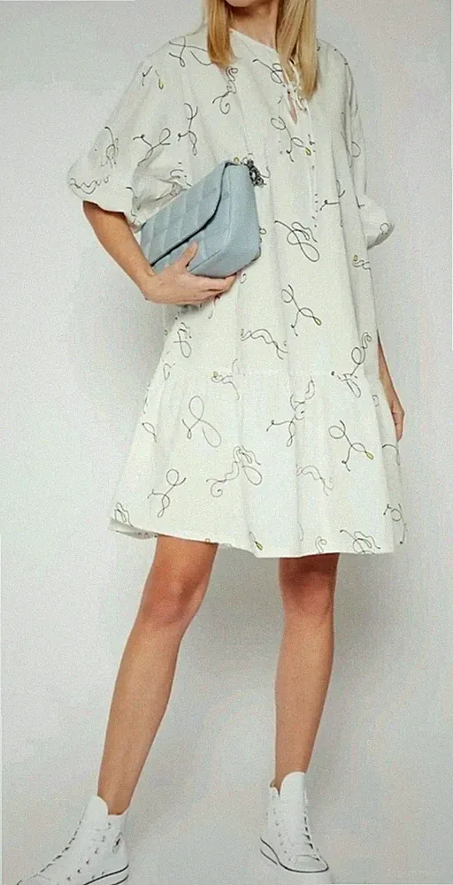 Levi's Kleid Gr S M 38 Neu 80€ weitgeschnitten A-Linie Oversize Baumwolle