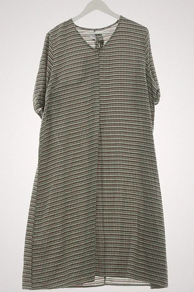 LIBERTE A-Linien Kleid Damen Kleid Gr. DE 44 khaki-braun Casual-Look