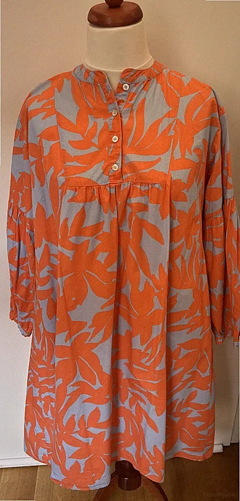 LIEBLINGSSTÜCK Kleid Orange/Hellblau Größe 42 Top Zustand