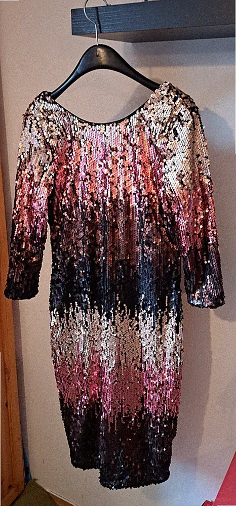 Little Mistress Tall Pailettenkleid 40 12 8 Silvester Party
