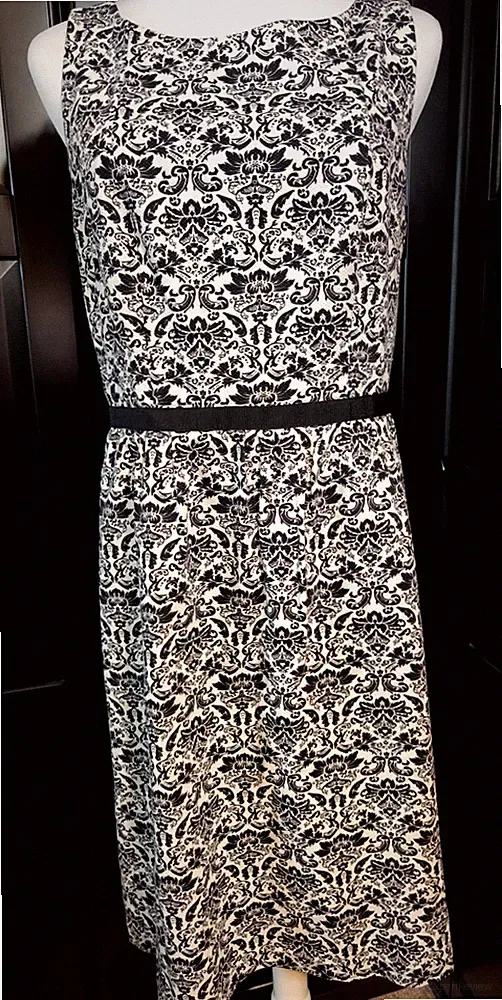 LOFT by ANN TAYLOR Damen Etui Kleid Gr. M gefüttert Baumwollmischung wie NEU