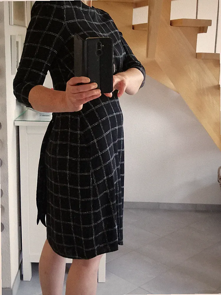 Long Tall Sally LTS Sommerliches Euikleid schwarz Gr. 12 bzw. 40 Tall Langgröße