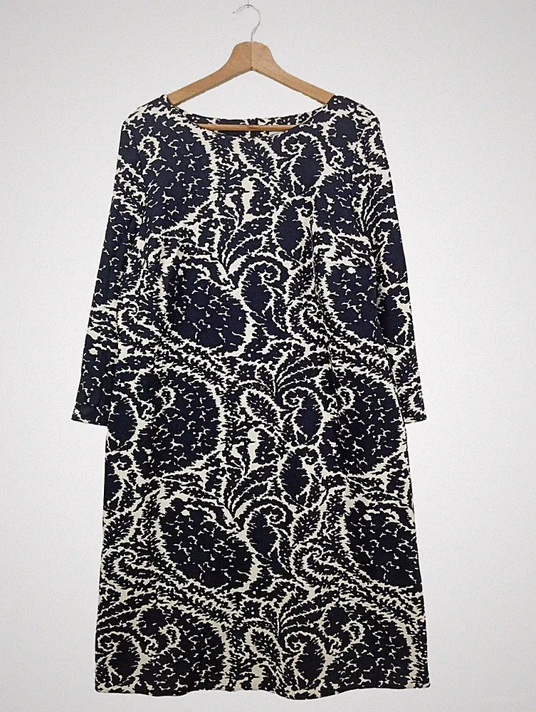 LOUIS AND MIA A-Linien Kleid Damen Kleid Gr. DE 42 schwarz-creme Party-Look