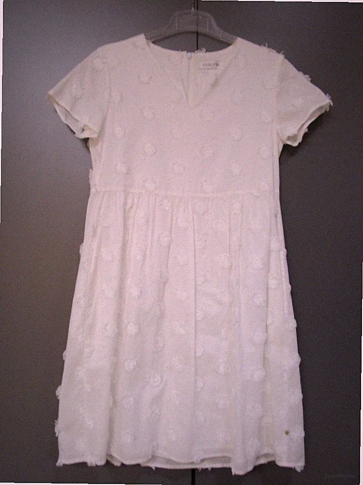 Louis and Mia Sommerkleid V-Ausschnitt Fransenblumen A-Form Gr36 B6-7