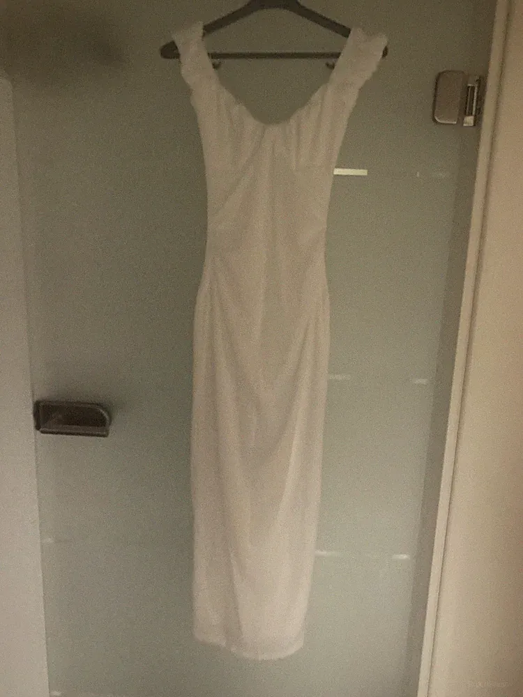 Luftiges Sommerkleid Größe S Cremeweiss