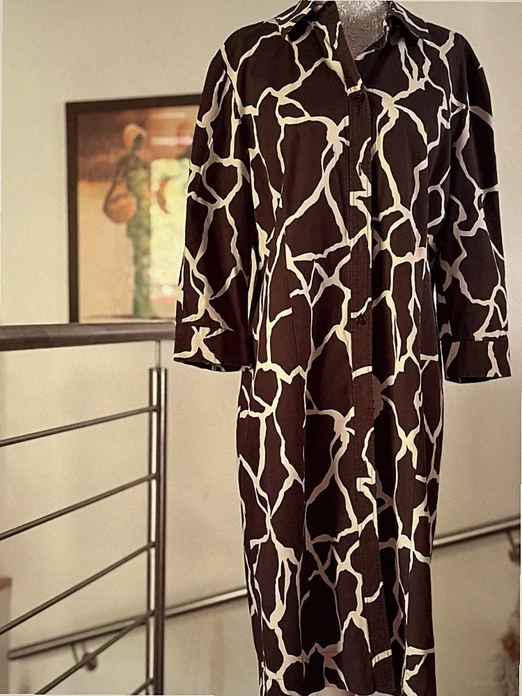 M 38 Cotton mit Elastan Kleid