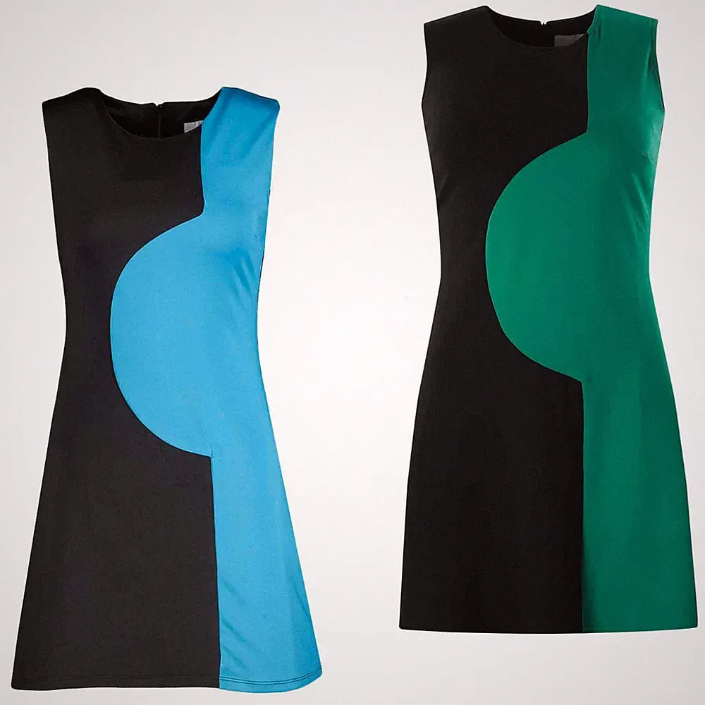 MADCAP DAMEN RETRO MOD 60s Sixties ÄRMELLOSES A-LINIE KLEID Golightly MC379