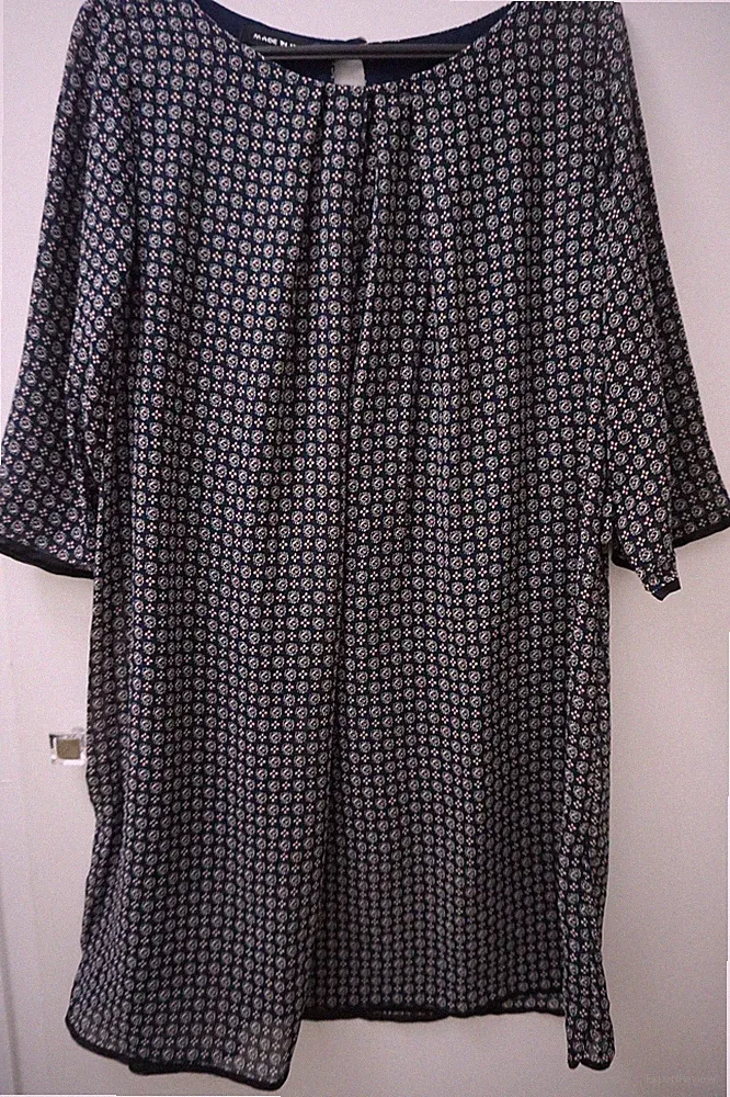 Made in Italy Sommer Kleid Mehrfarbig Blumen Motiv Gr 38-40-42 gut erhalten