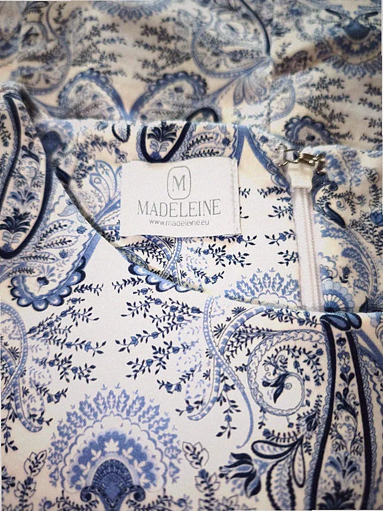 MADELEINE Damen Etui Kleid Gr. S, Baumwollmischung, neuwertig!