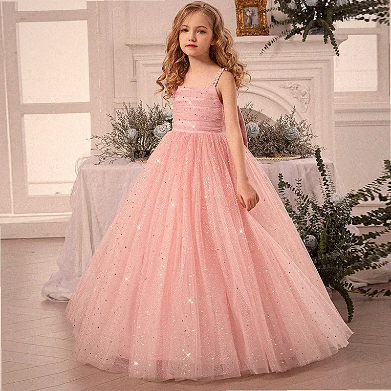 Mädchen Geburtstag Pony Kleid Show Prinzessin Kleid Blumen Hochzeitskleid*.