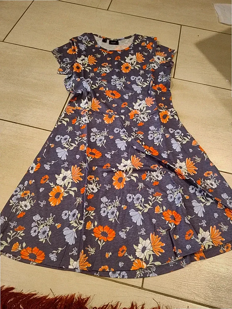Mädchen Kleid , Kleid, Gr 140/146