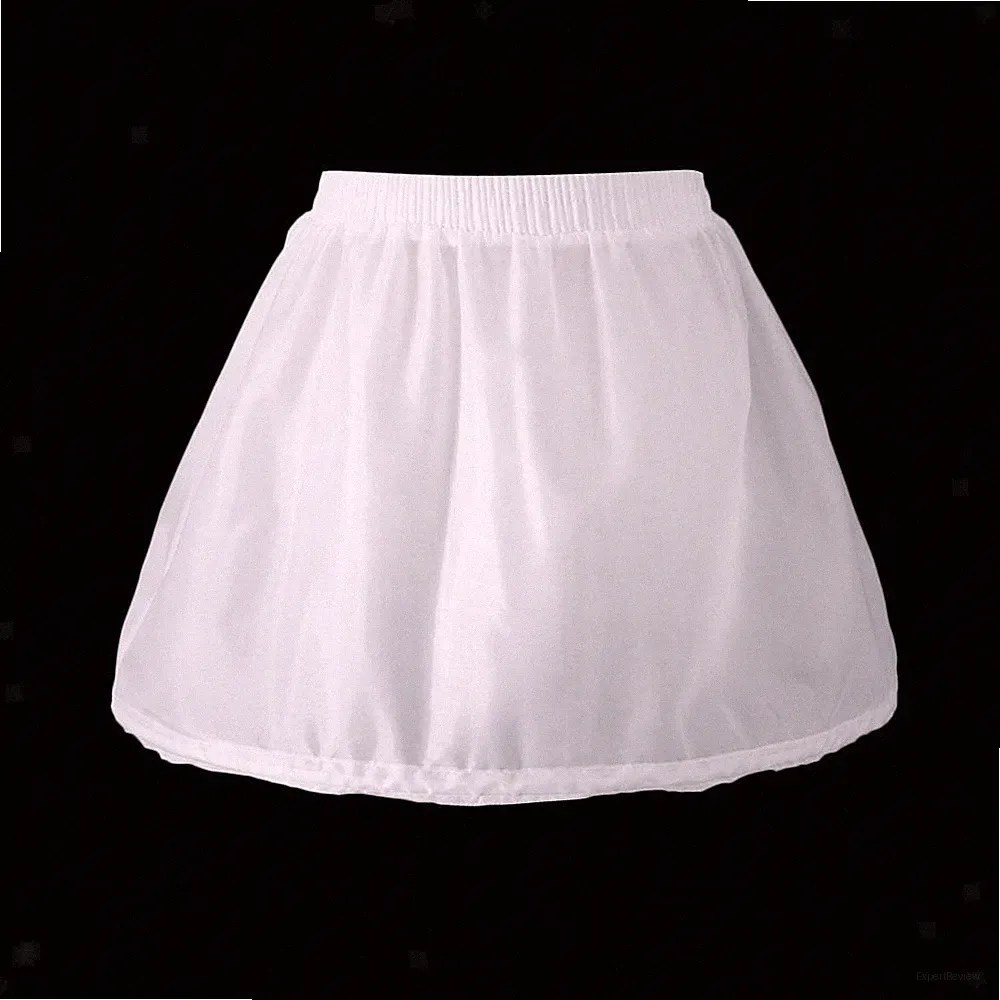Mädchen Rundrock Unterrock Ballkleid weiß Braut Accessoires