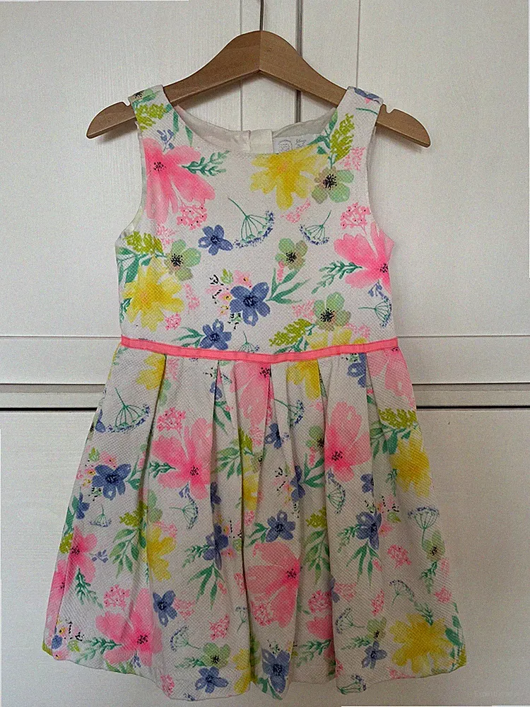 Mädchenkleid Festlich | Sommerkleid Geblümt Gr. 104 von Cool Club 🌸
