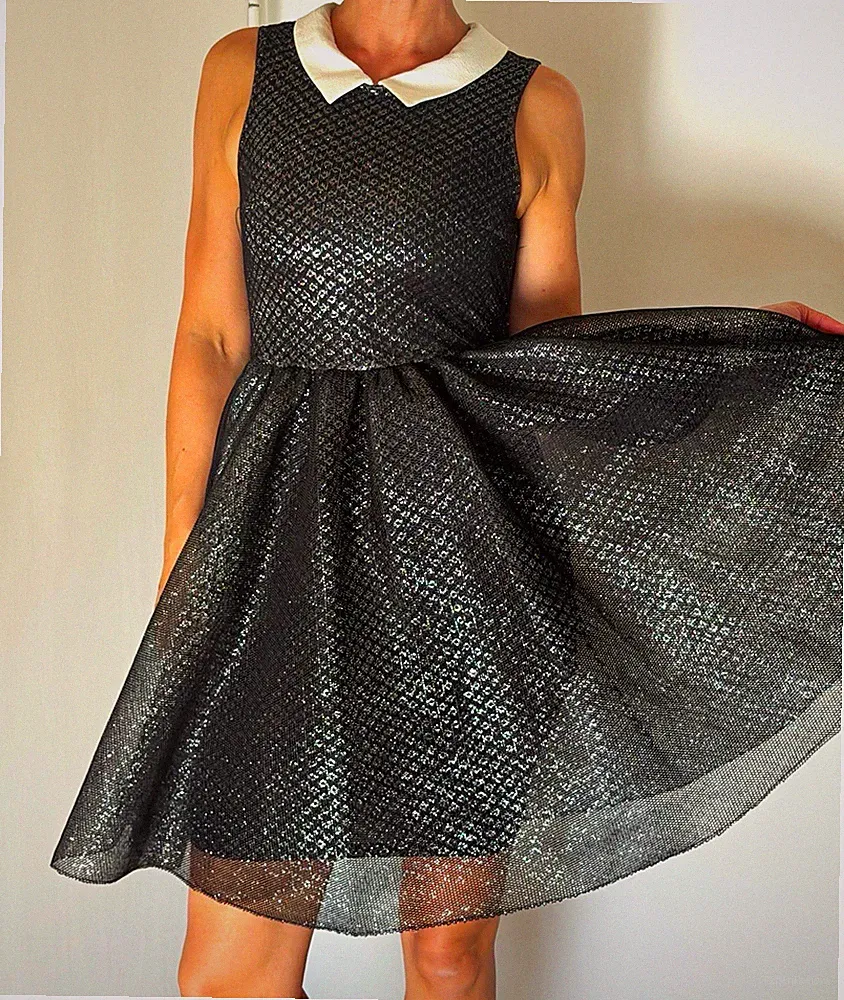 Kragen Hochzeitsgast Kleid