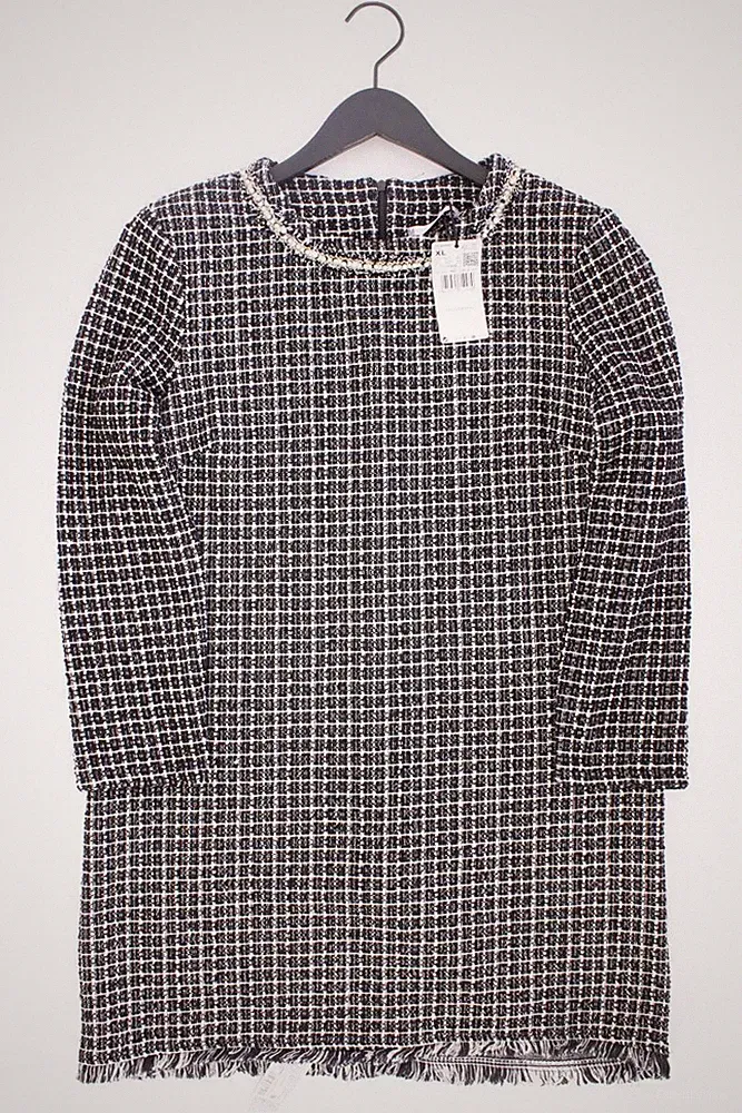 ✅ Mango Etuikleid Regular Kleid für Damen Gr. 44, XL neu mit Etikett Langarm ✅
