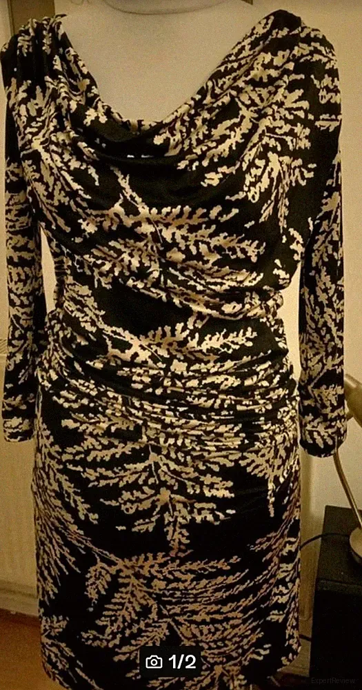 Mango Kleid Gr. L (38-40) Etuikleid Knielang Sehr Gut