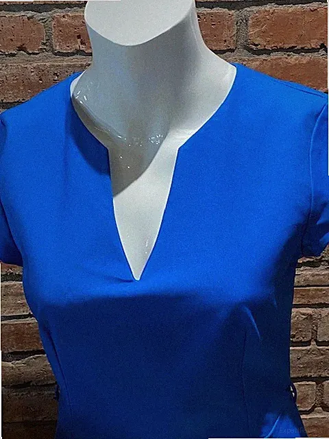 Mango MNG Sommer Etui Kleid blau Gr. M Neu Etikett