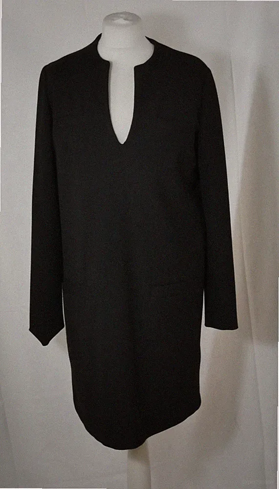 MANGO Traumhaftes Luxus Kleid Etuikleid Schwarz Hochwertig Edel Größe L WIE NEU!