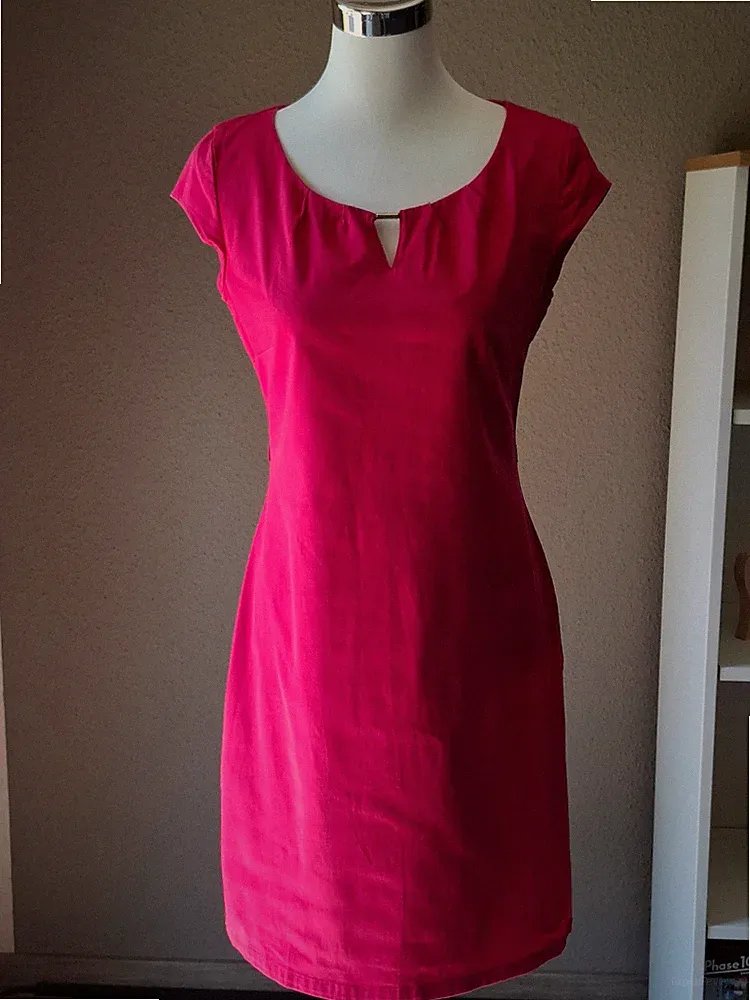 Manguun, Kleid, Etuikleid, Sommerkleid, Pink, Gr. 38, #KR052