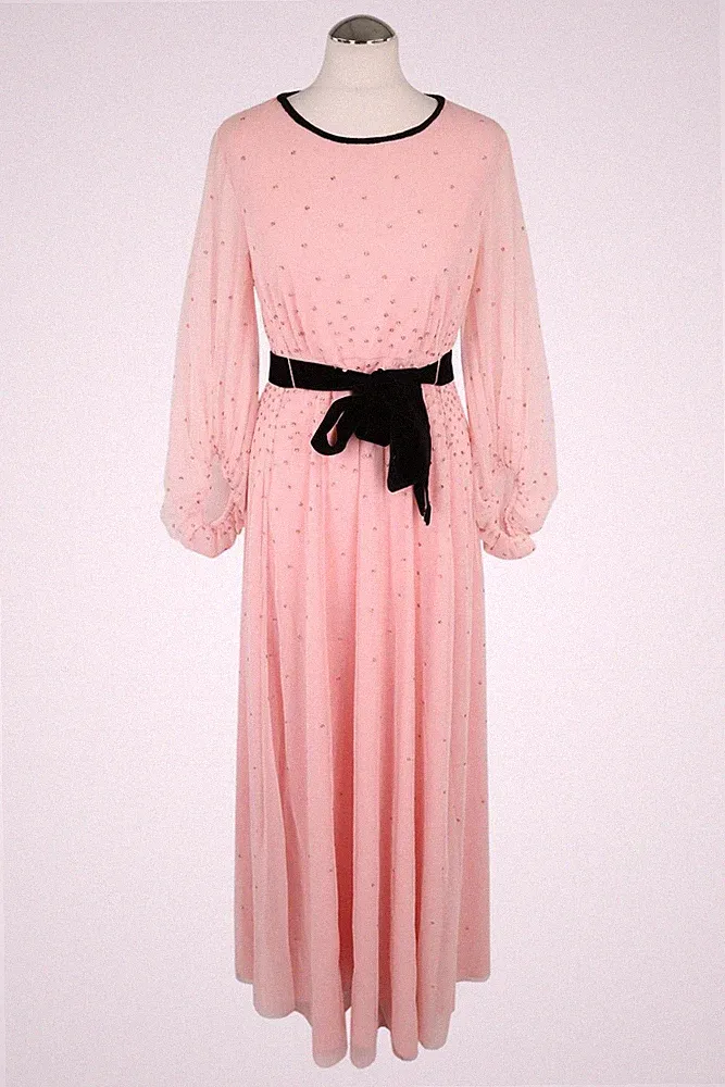 Manoush Damen Kleid Gr. 38 (FR 40) Rosa Kleid A-Linie Dress