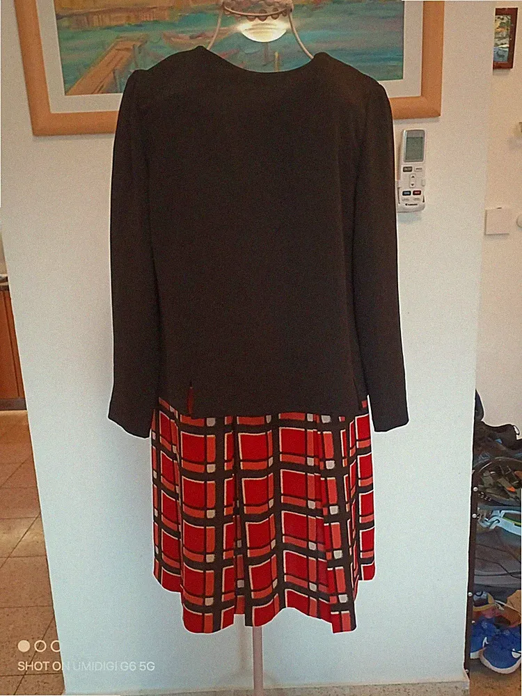 Schottenmuster Etui kleid