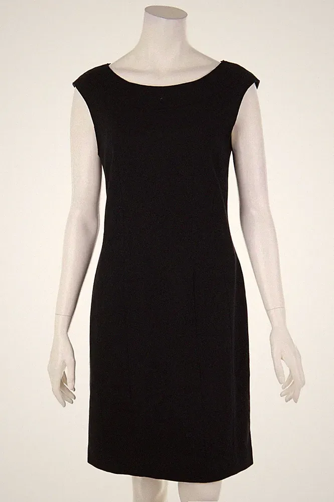 MARC CAIN Kleid Etuikleid Schurwolle Kaschmir N 3 = D 38 schwarz