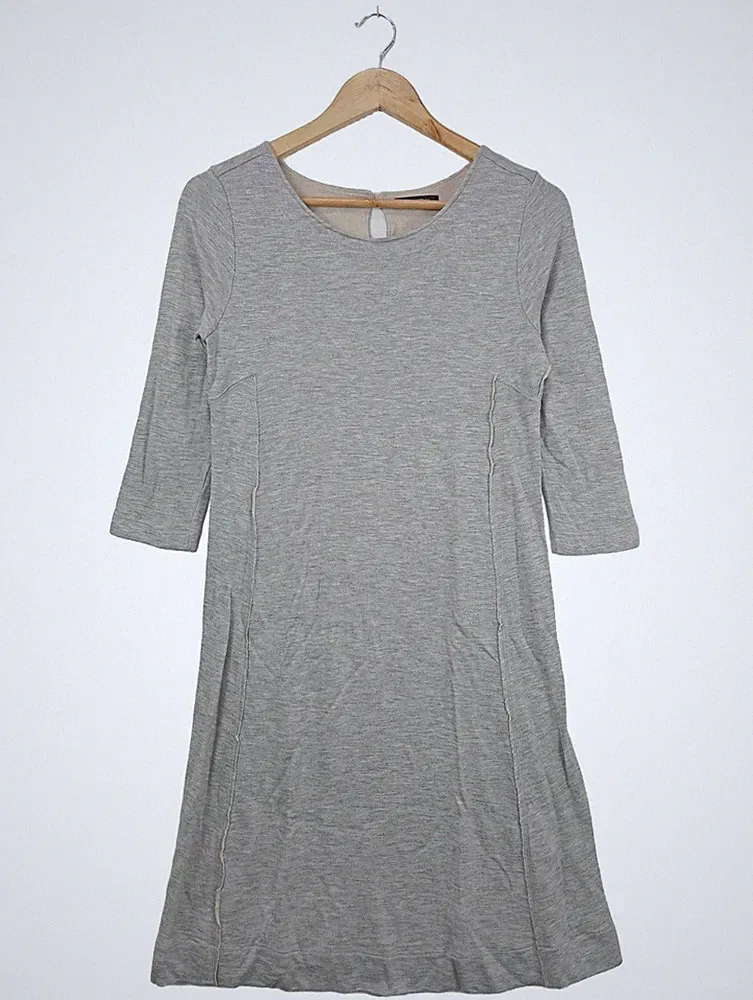 MARC O’POLO A-Linien Kleid Damen Kleid Gr. DE 36 hellgrau Casual-Look