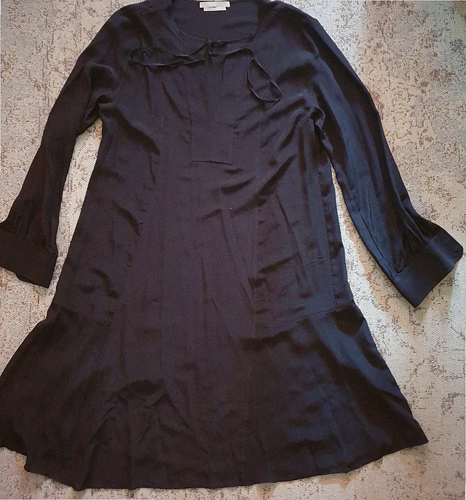 MARC O'POLO Kleid 100 % Seide schwarz Gr. 38 - 40