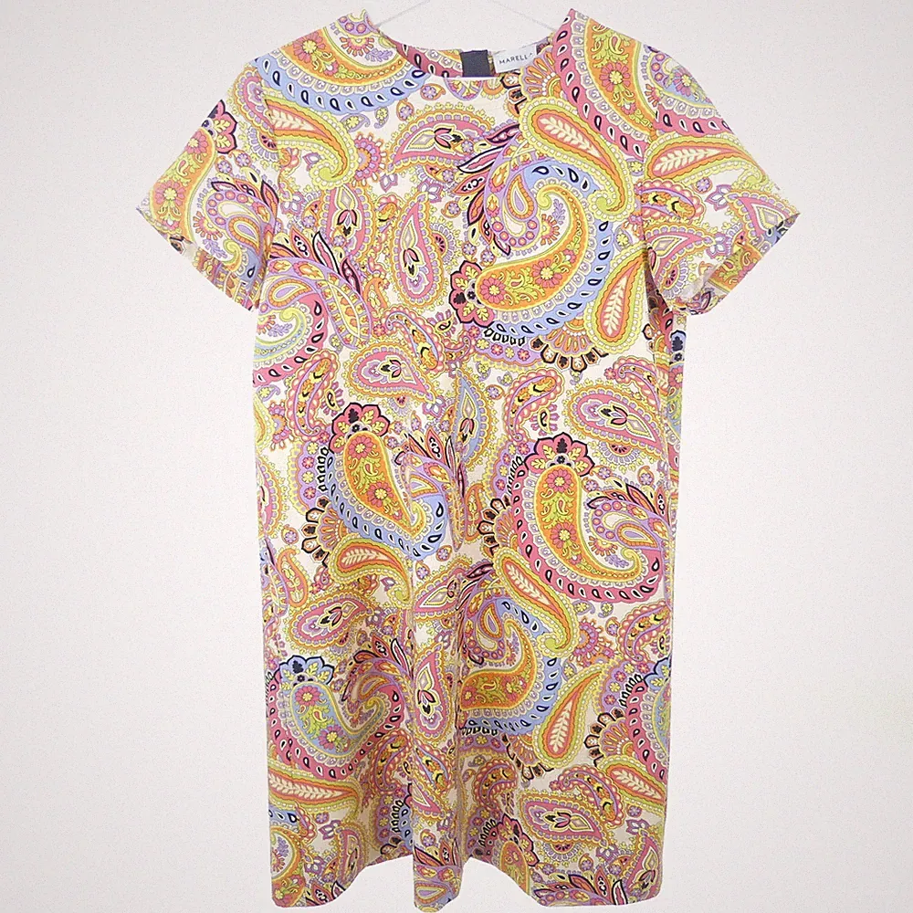 MARELLA Kleid Dress Etuikleid Paisley Gr. M