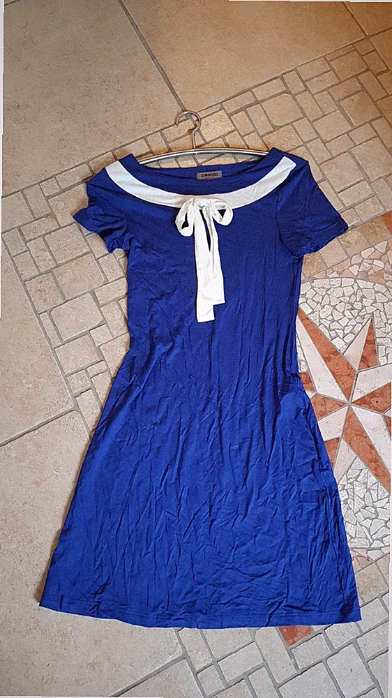 💙 maritimes Kleid S Zalando Blau Weiss 36 38 M 💙 NEU Top esprit Only