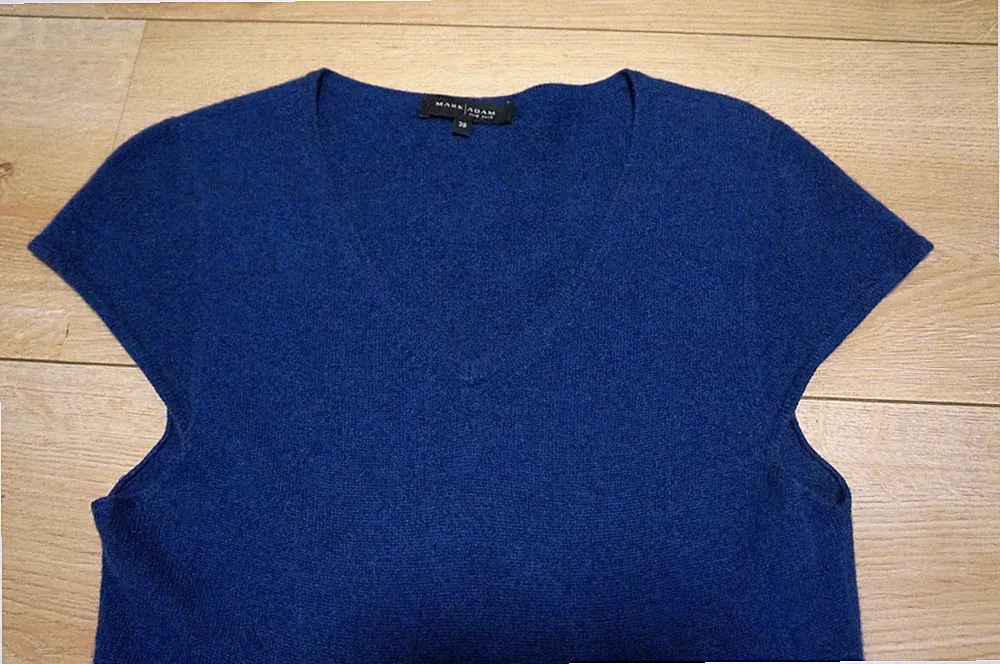 Mark Adam, Kleid, Größe: 38, Marineblau, 100% Kaschmir