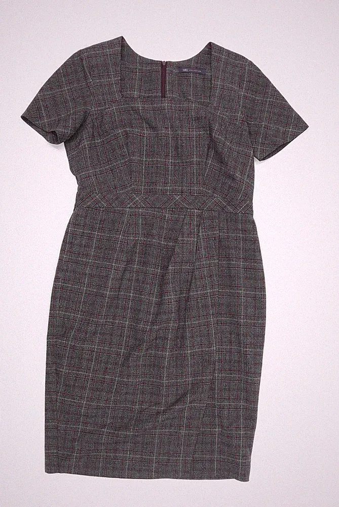 Marks and Spencer Damen Grau Etuikleid Größe 12