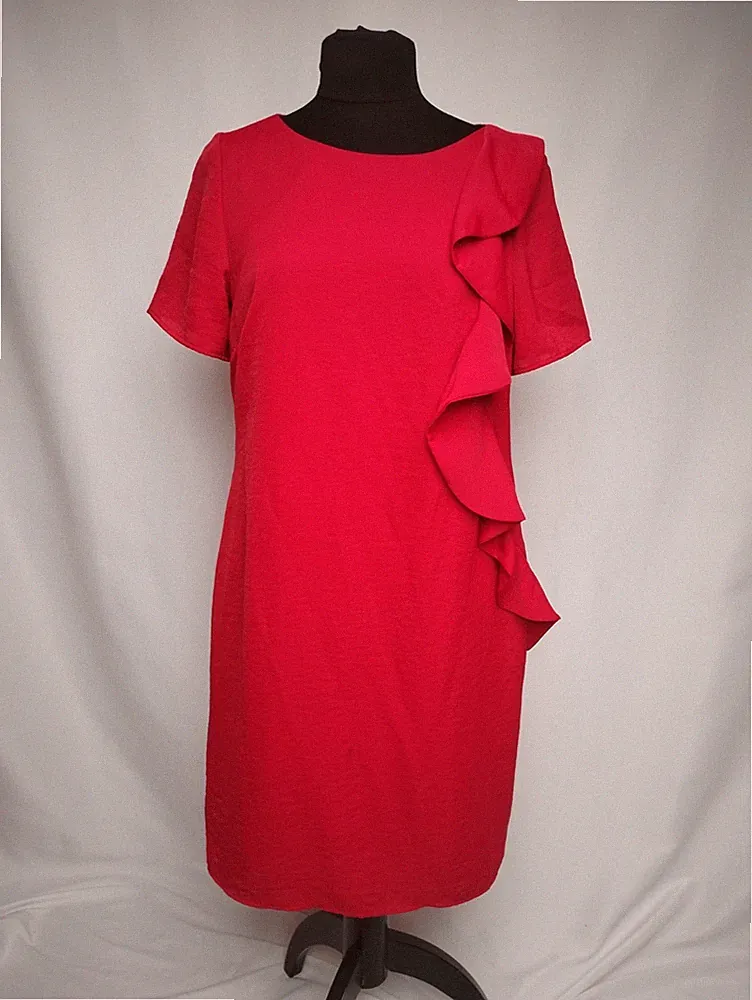 Marks And Spencers Etui kleid Rot Opulent Gr 40