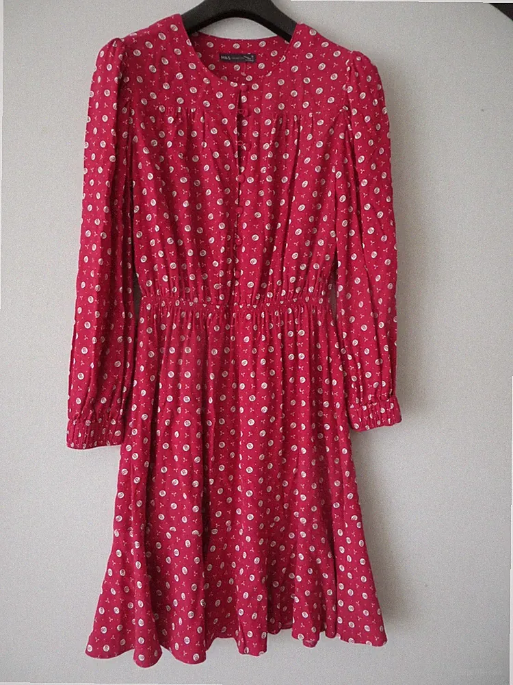 MARKS & SPENCER COLLECTION BLUMENKLEID GRÖSSE 10