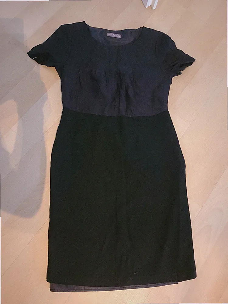 Marks &Spencers Portfolie Etui-Kleid, schwarz, Gr. 10 bzw. 38-40