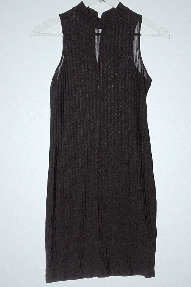 MASSIMO DUTTI A-Linien Kleid Damen Kleid Gr. DE 34 schwarz Casual-Look