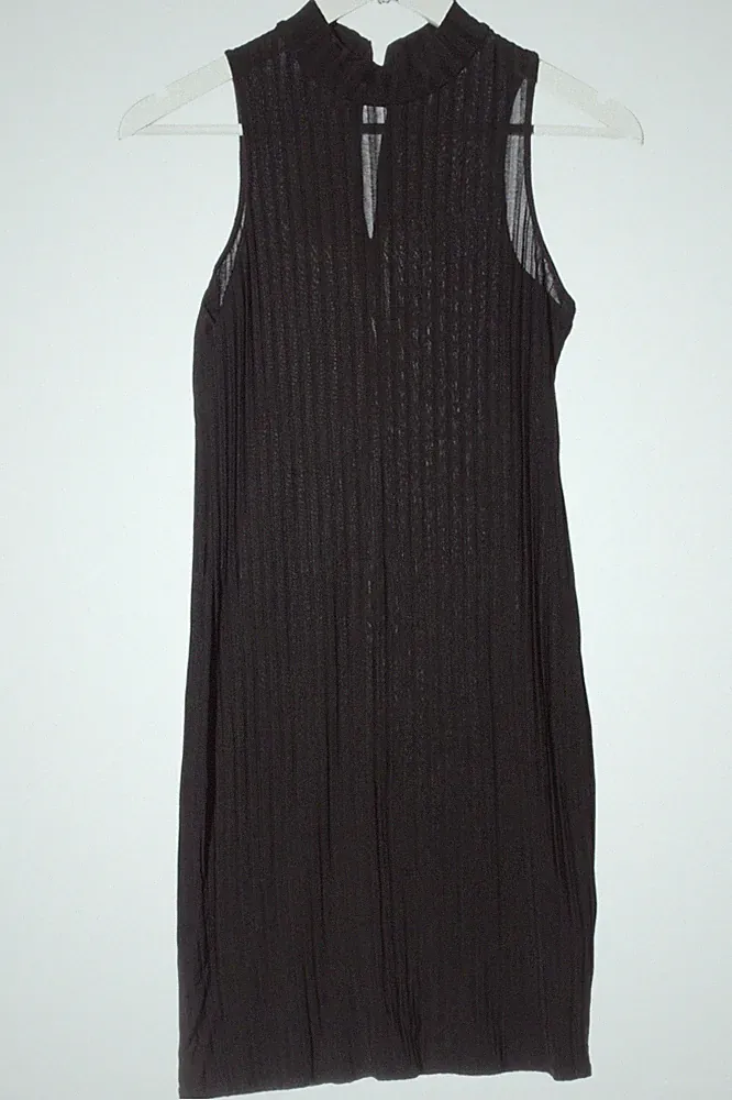 MASSIMO DUTTI A-Linien Kleid Damen Kleid Gr. DE 34 schwarz Casual-Look