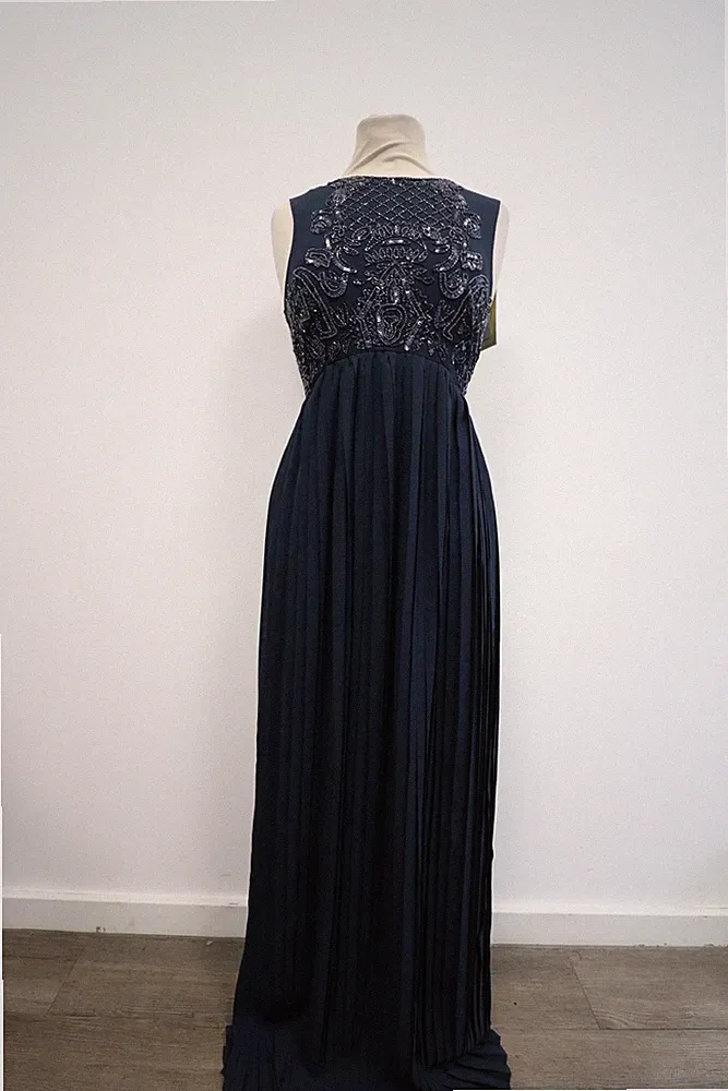 Maya Deluxe Damen Kleid DRESS Blau UK8 Gr.36 Neu